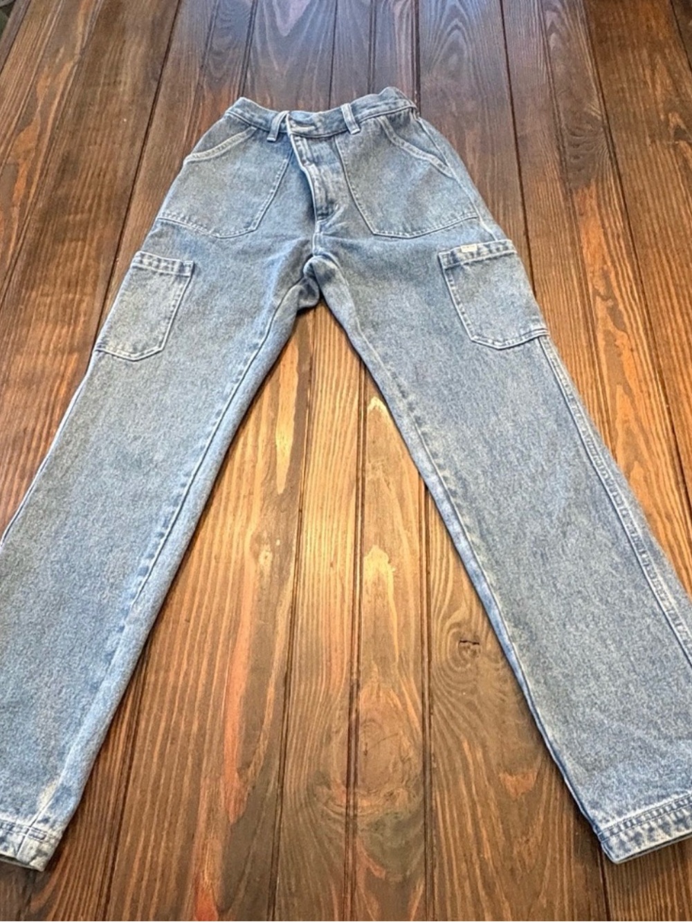ATWYLD Utility Cargo Straight Leg Jeans Sz 25